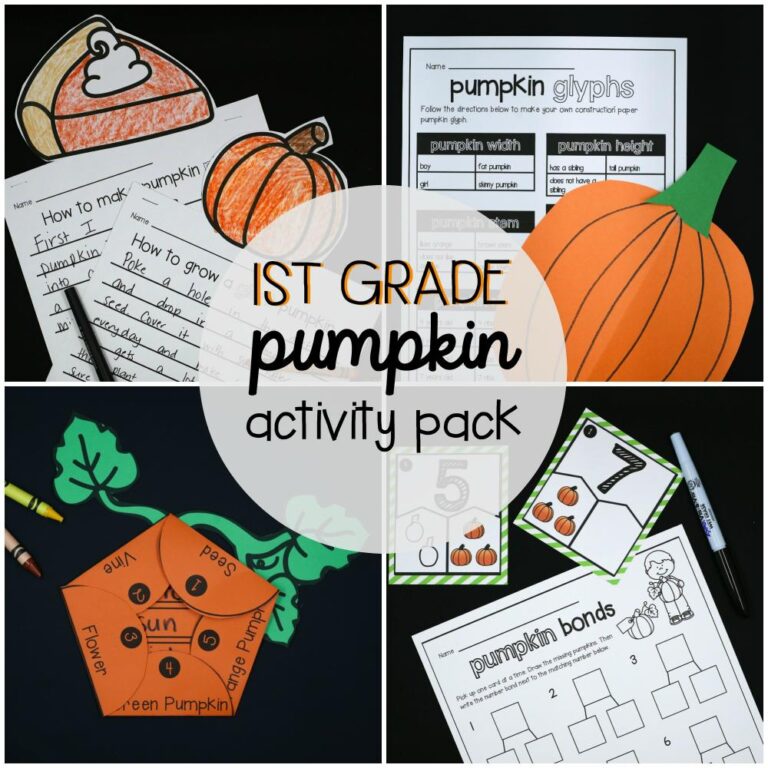 Pumpkin Activity Pack (1st Grade)