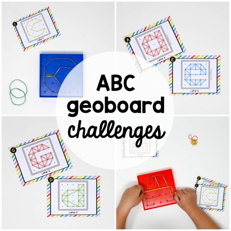 ABC Geoboard Challenges