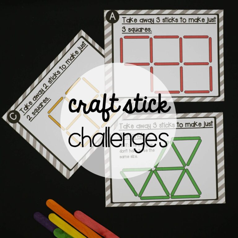 Craft Stick Challenges