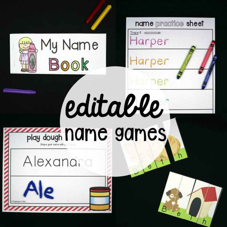 Editable Name Games