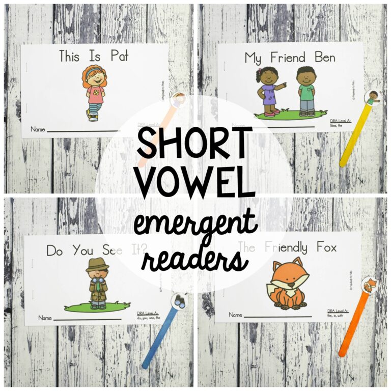 Short Vowel Emergent Readers