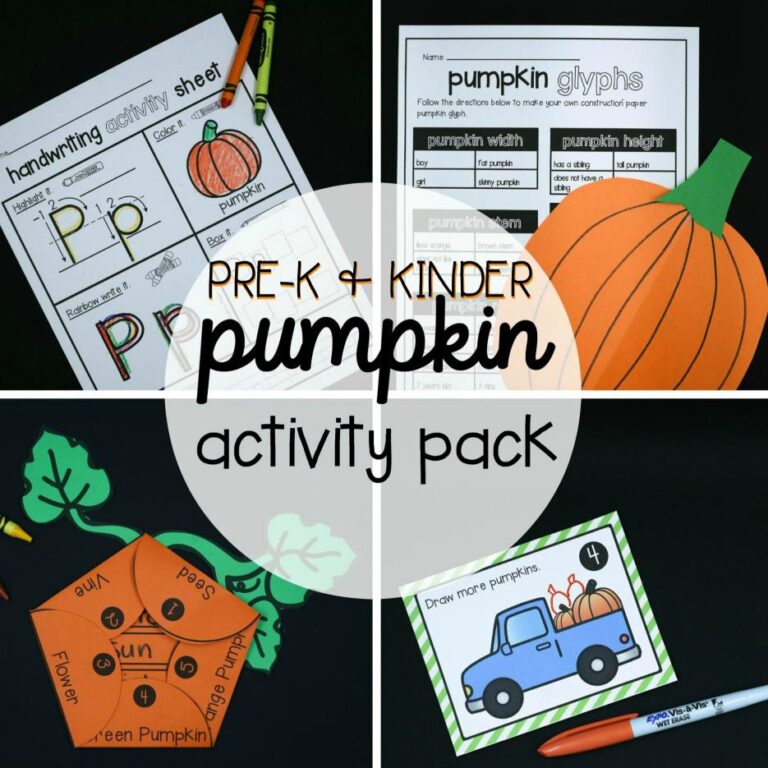 Pumpkin Activity Pack (Pre-K & Kinder)