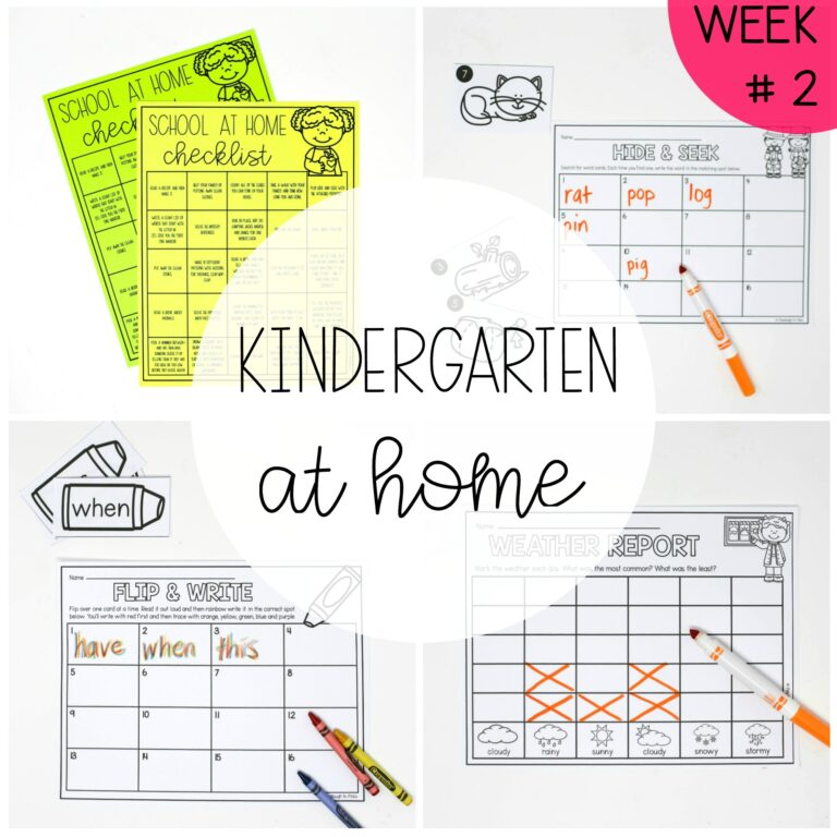 Kindergarten at Home – Distance Learning #2