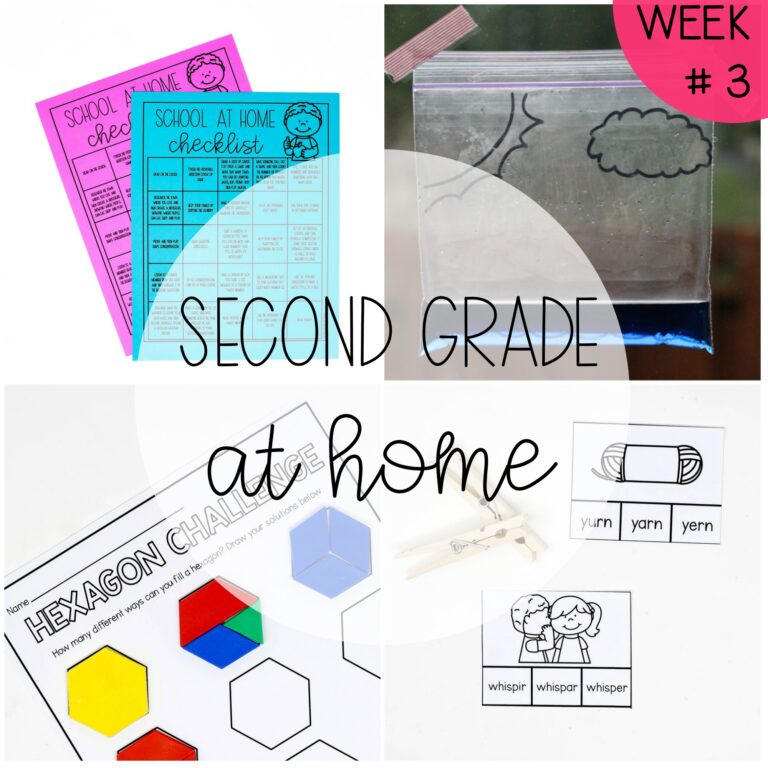 Second Grade at Home – Distance Learning #3