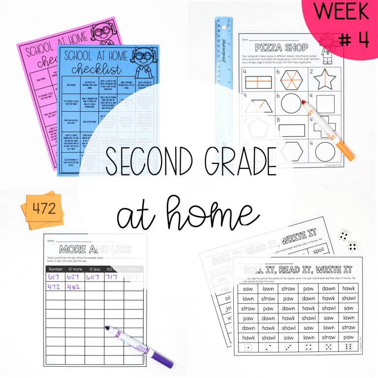 Second Grade at Home – Distance Learning #4