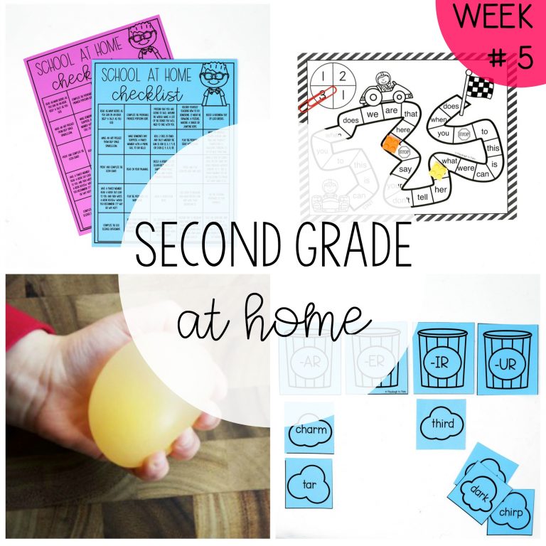 Second Grade at Home – Distance Learning #5