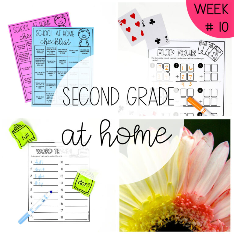 Second Grade at Home – Distance Learning #10