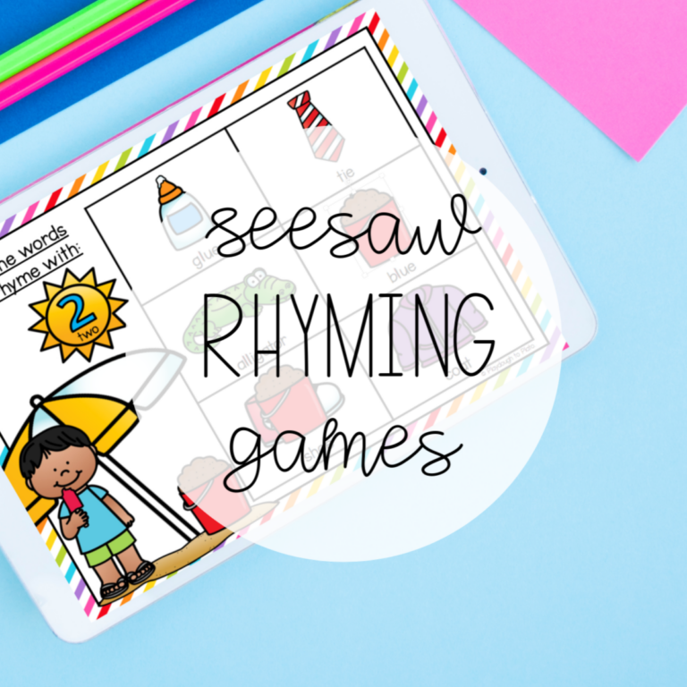 Seesaw Games – Rhyming