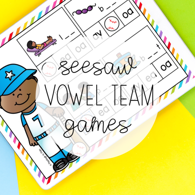 Seesaw Games – Vowel Teams