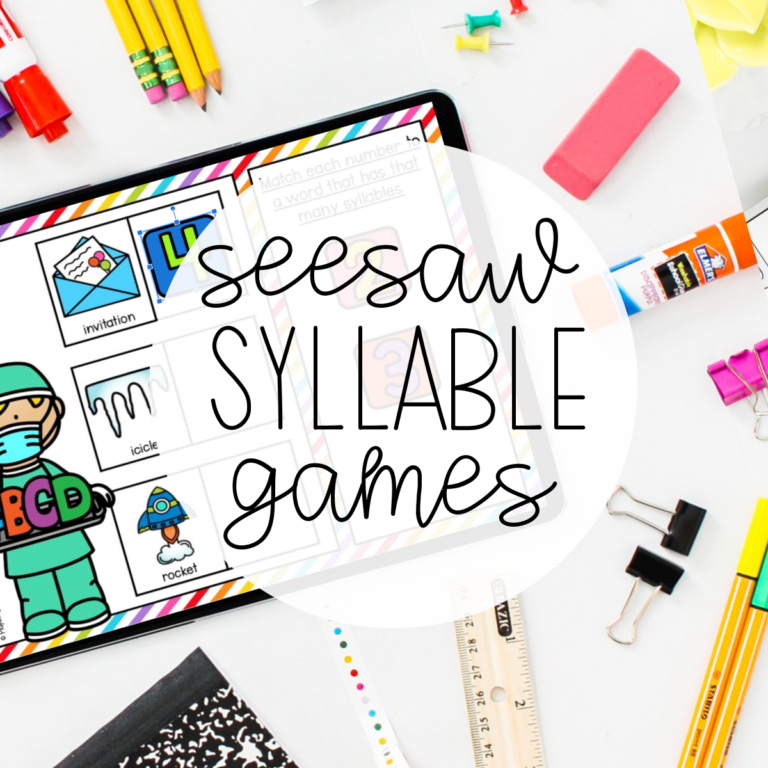 Syllable Seesaw Games