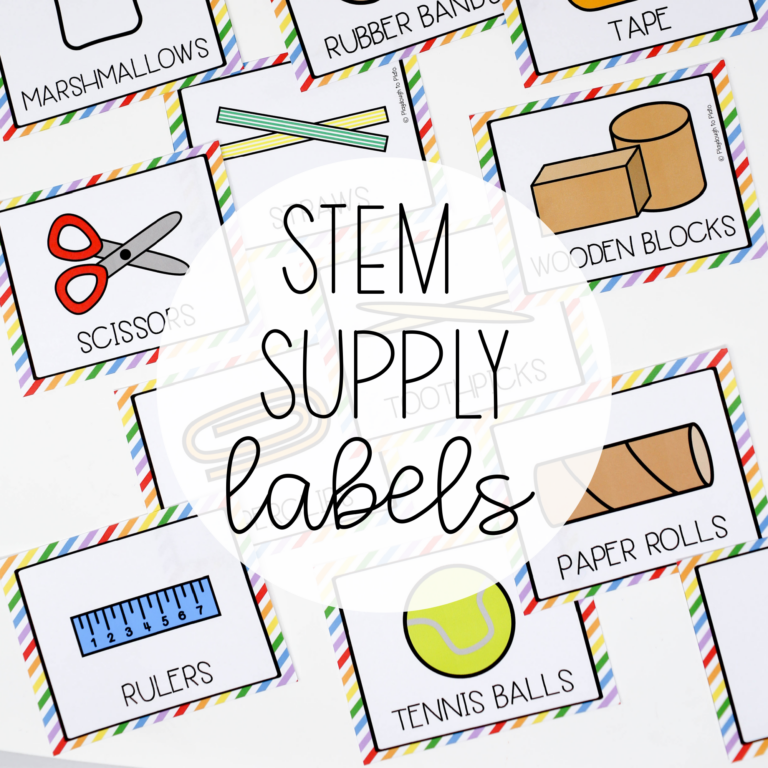 STEM Supply Labels