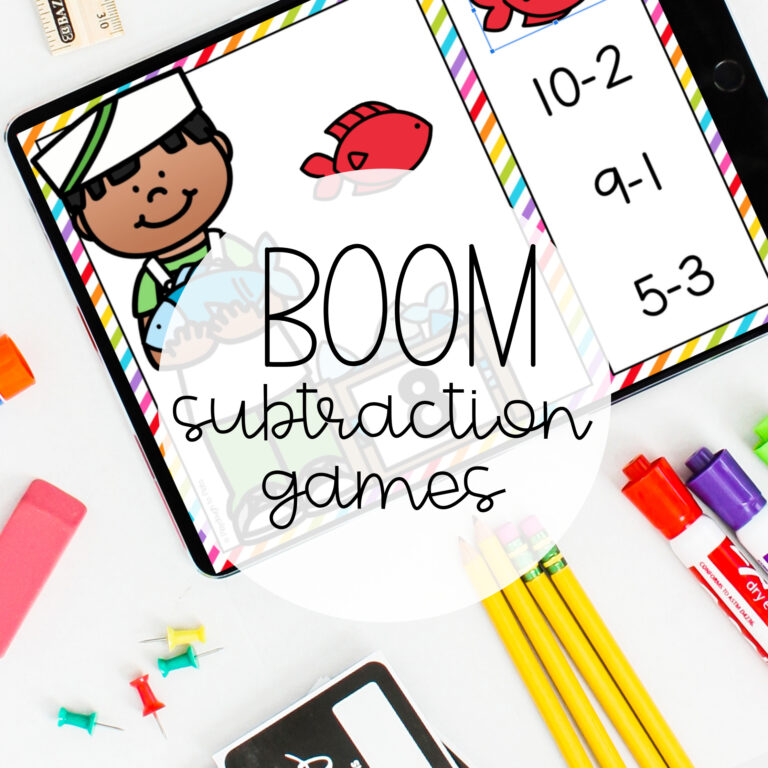 Subtraction Boom Cards