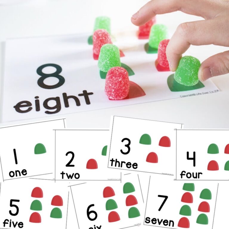 Gumdrop Counting Cards