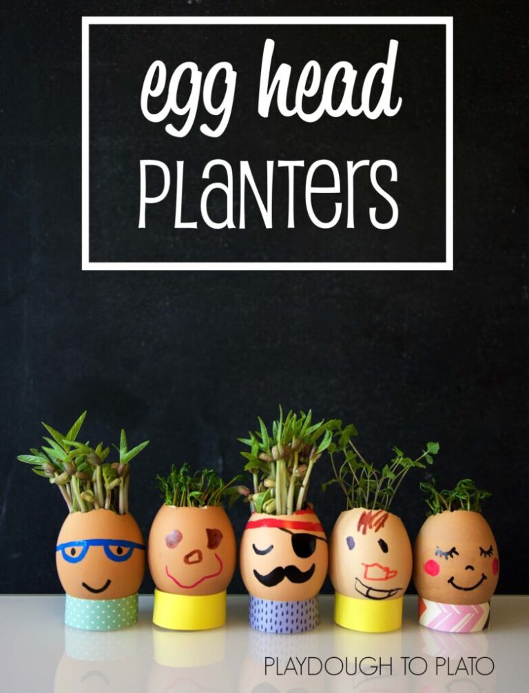 Egg Head Planters