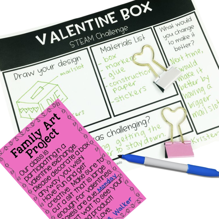 Valentine Box STEAM Challenge