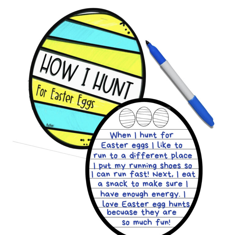 Easter Egg Writing Craftivity