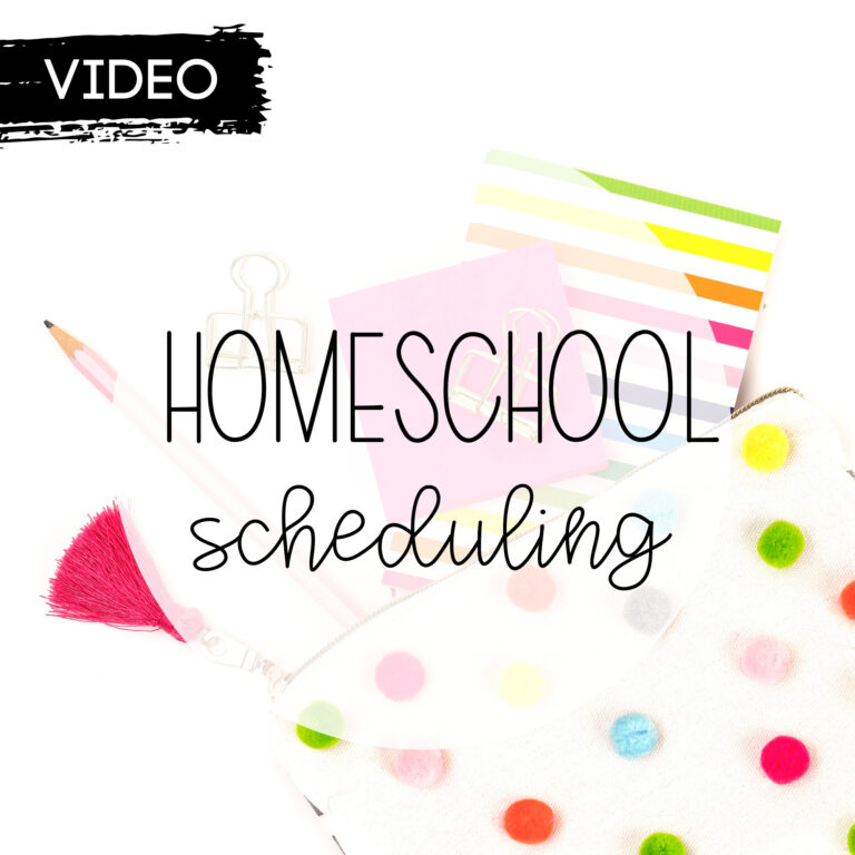 Homeschool Scheduling