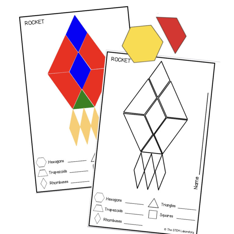Outer Space Pattern Block Mats
