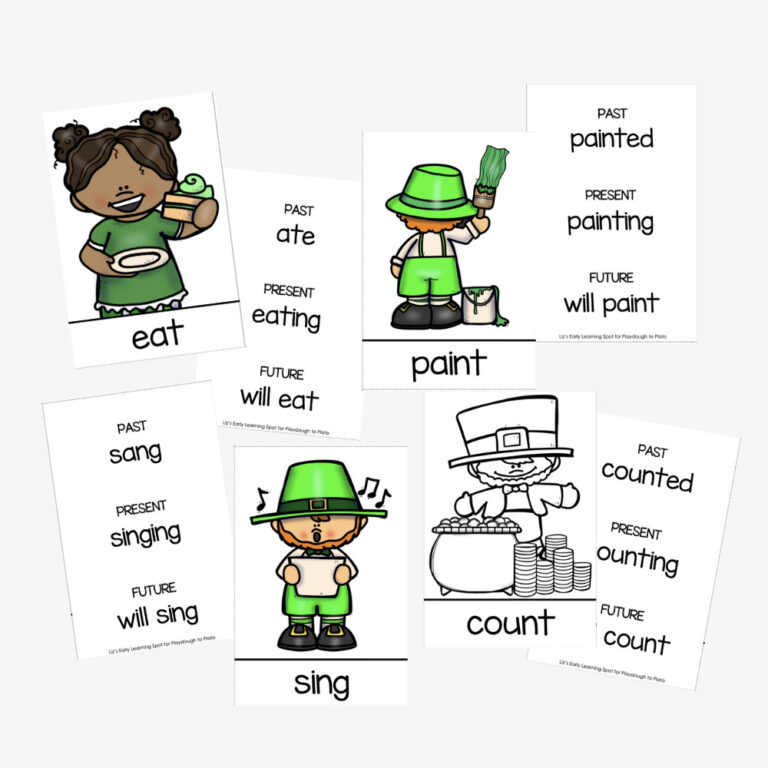 St. Patrick’s Day Verb Tense Cards