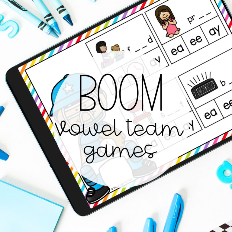 Vowel Team Boom Games