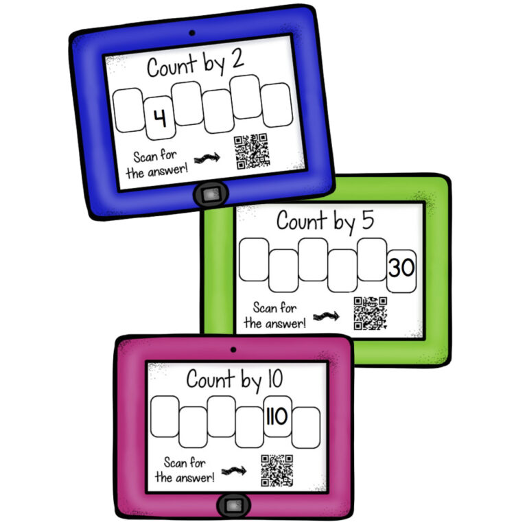 Skip Counting with QR Codes!
