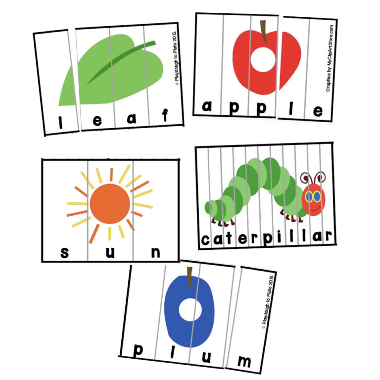 Very Hungry Caterpillar Puzzles