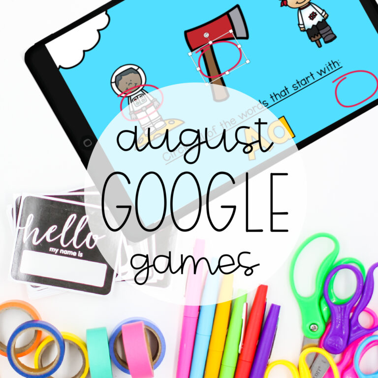 August Google Games