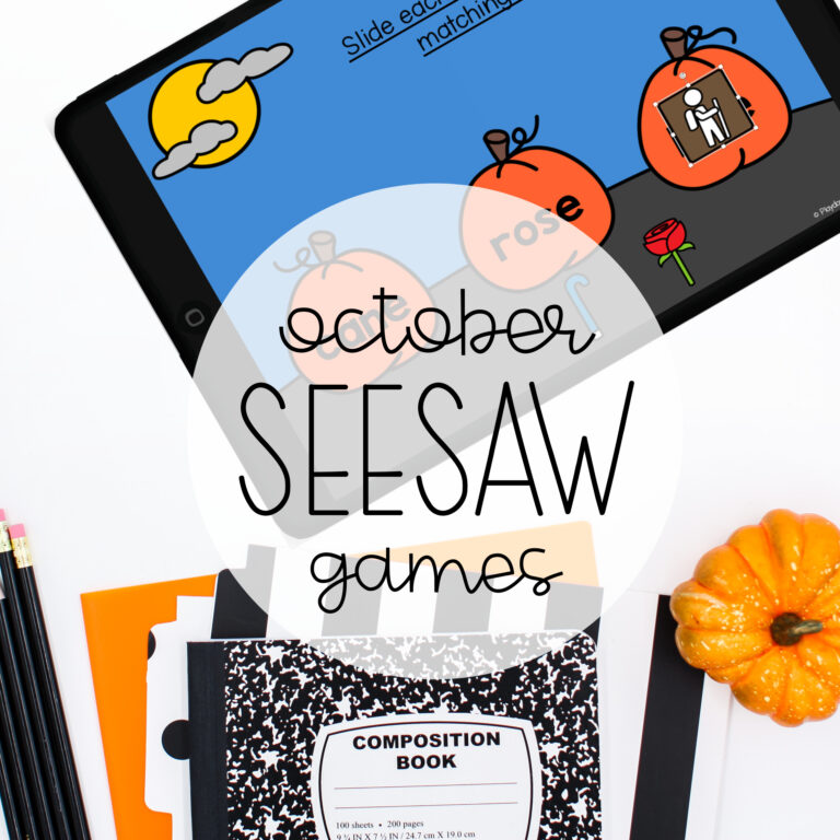 October Seesaw Games