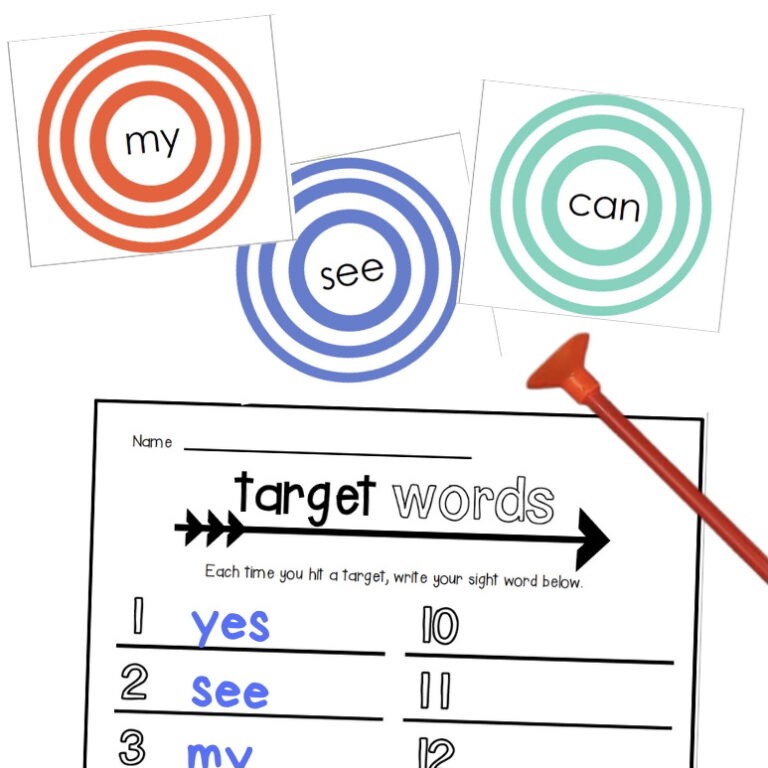 Sight Word Targets