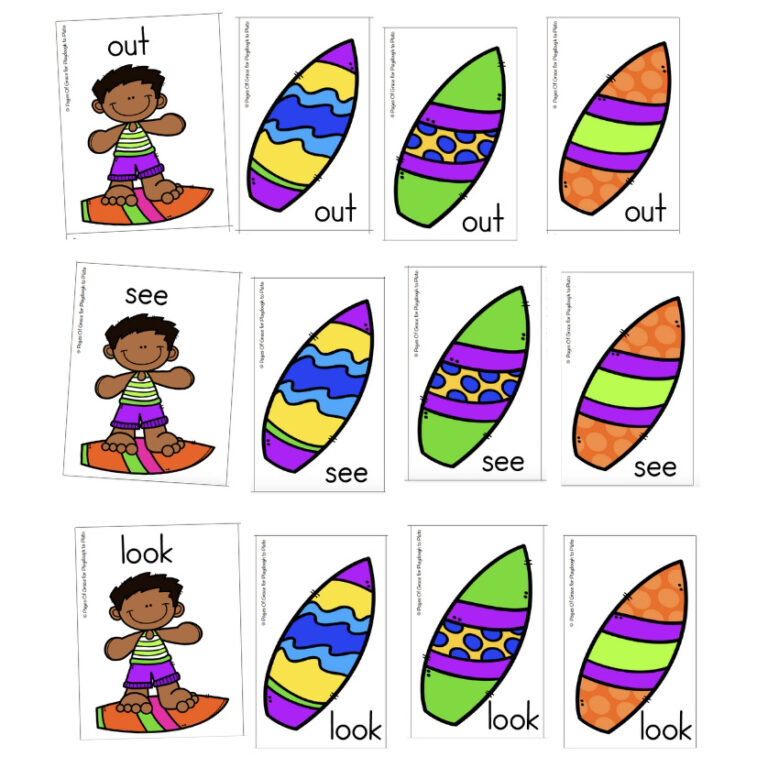 Surfing For Sight Words