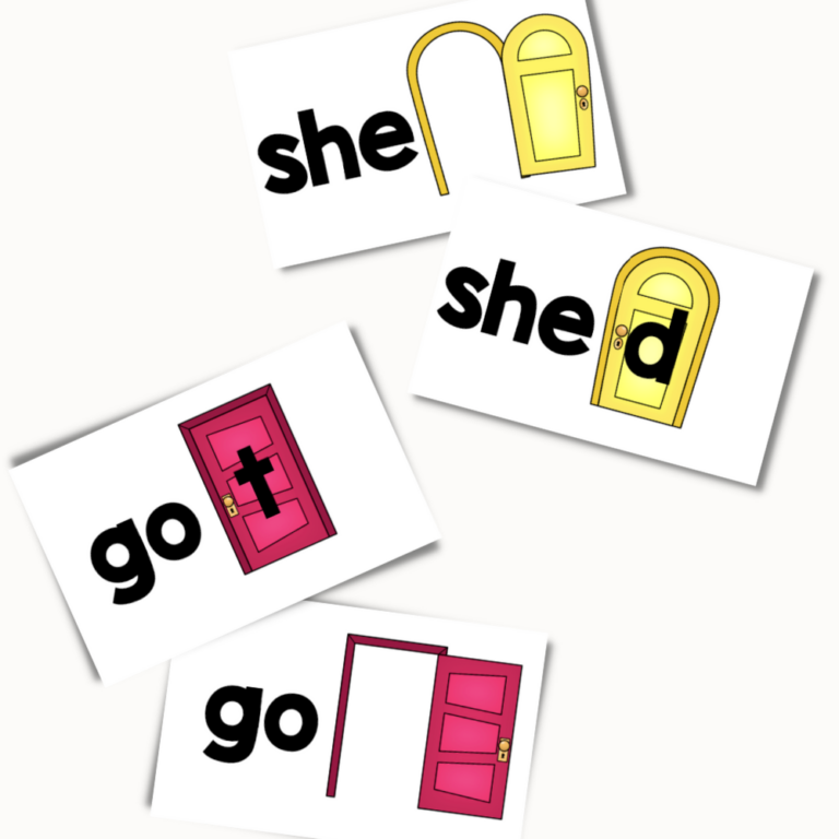 Open and Closed Syllable Cards