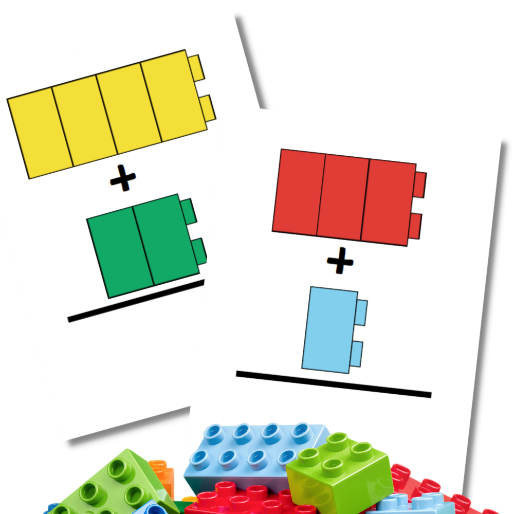 LEGO Addition Cards