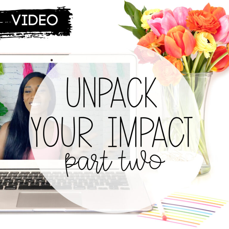 Unpack Your Impact Book Club Finale